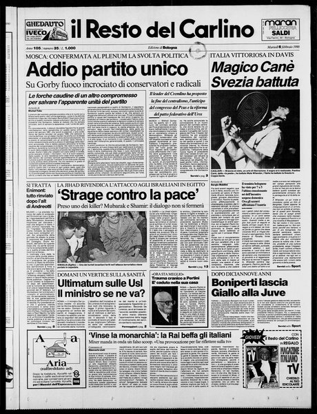 Il Resto del Carlino : giornale dell'Emilia